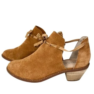 Kelsi Dagger Brooklyn Kym Stiefelette Gr. 6,5 hellbraun Wildleder Boho Western - Bild 1 von 10