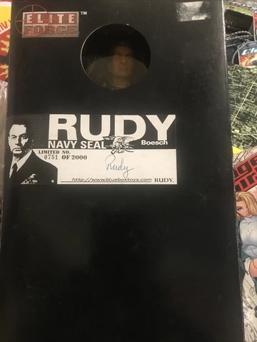 BBI ELITE FORCE "RUDY" Boesch Navy Seal Action Figure Limited Edition 609/2k NIB Cover