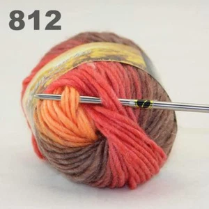 New 1Ball x 50g Chunky DIY Needle crafts Hand-Woven Knitting Scores Wool Yarn 12 - Picture 1 of 24