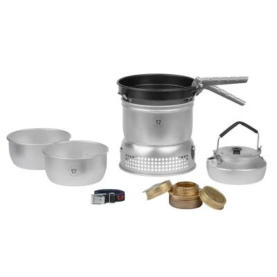 Trangia Senderismo Aluminio Ultraligero Estufa Set Quemador Kit Cocina Mochilero Foto 1 de 4
