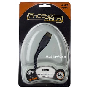 NEU Phoenix Gold HDMI HDMX.320 Kabel Bronze Level 6,5 Fuß/2 Meter Audio/Video - Bild 1 von 3
