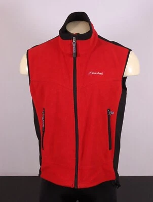 Chaleco polar para exteriores CLOUDVEIL medio resistente al viento para hombre - rojo/negro MiUSA Foto 1 de 4