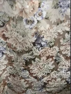 Vintage 1990’s Floral Upholstery Fabric 4 Yards 54" Wide - Picture 1 of 5