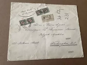 Italia 1925 Cubierta al Delegado Apostólico en EE. UU. + Correo Diplomático del Vaticano + Solo #87 (4) - Imagen 1 de 2