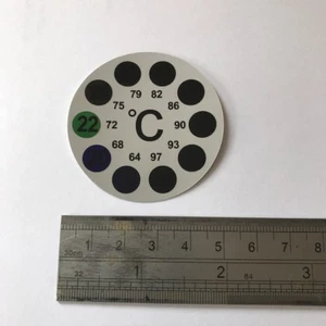One aquarium or vivarium temperature gauge. Self Adhesive Backing. - Picture 1 of 1