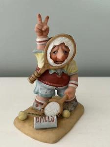 Vintage Gary Patterson Biskus Porzellan handbemalt Tennisspieler Figur 1982 - Bild 1 von 12