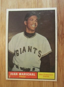 Juan Marichal 1961 Topps #417 SP ROOKIE Karte MLB Baseball San Francisco Giants - Bild 1 von 10
