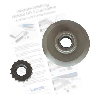 Original Weisser DO5 Rädchen + Messer mit Anleitung - Dosenöffner Kreismesser