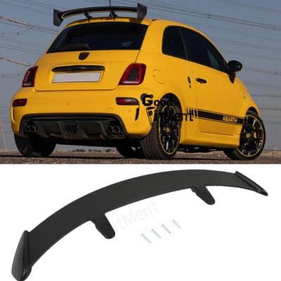 Rear Spoiler Trunk For Fiat 500L 500 Hatchback Matte Black GT Style Racing Wing - image 1 of 4