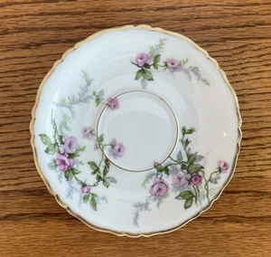 Vintage Haviland Limoges Sylvia Untertasse 5-1/8" - Ersatz - makellos! - Bild 1 von 2