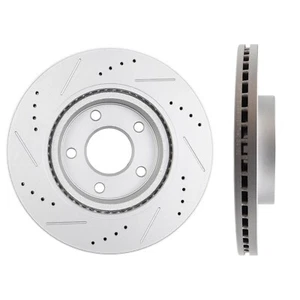5 Lug Front Brake Rotors Kit For Nissan Altima 2007-2013 Drilled And Slotted - Picture 1 of 6