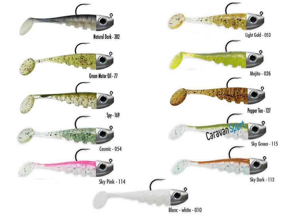 Kunstköder Delalande Toupti shad 3 CM Silikon Licht Forelle See Raglou Mar - Bild 1 von 1