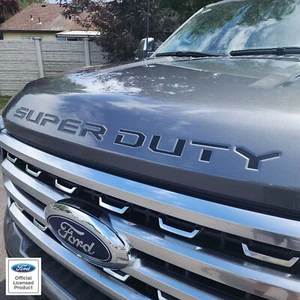 2023-2025 Ford Super Duty Hood Inserts Letters Vinyl Decals Stickers F-250 F-350 - Picture 1 of 9