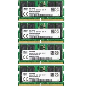 New Hynix 64GB (4X 16GB ) DDR5 5600MHz PC5-44800 1RX8 Laptop SODIMM Memory Ram - Picture 1 of 5