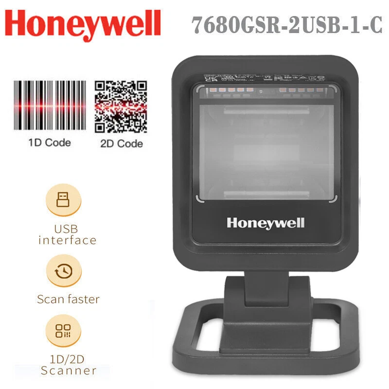 Honeywell 7680GSR-2USB-1-C Genesis XP 7680G Hands-Free 1D/2D USB Barcode Scanner - Image 1 of 4