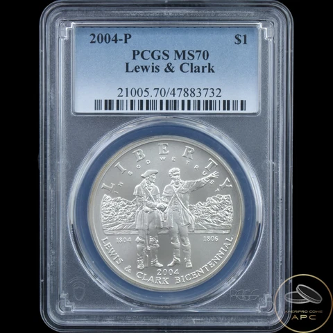 2004 P Lewis & Clark Commemorative Bicentennial PCGS MS70 Cover