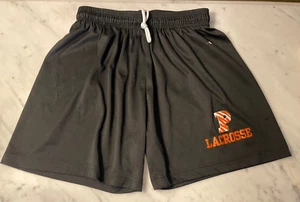Princeton Tigers Women's Lacrosse Shorts Small Black Orange Badger Sport - Picture 1 of 7