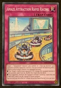 Amaze Attraction Rapid Racing | LIOV-EN074 | Común | 1ª Edición | Juego de cartas coleccionables YuGiOh - Imagen 1 de 3