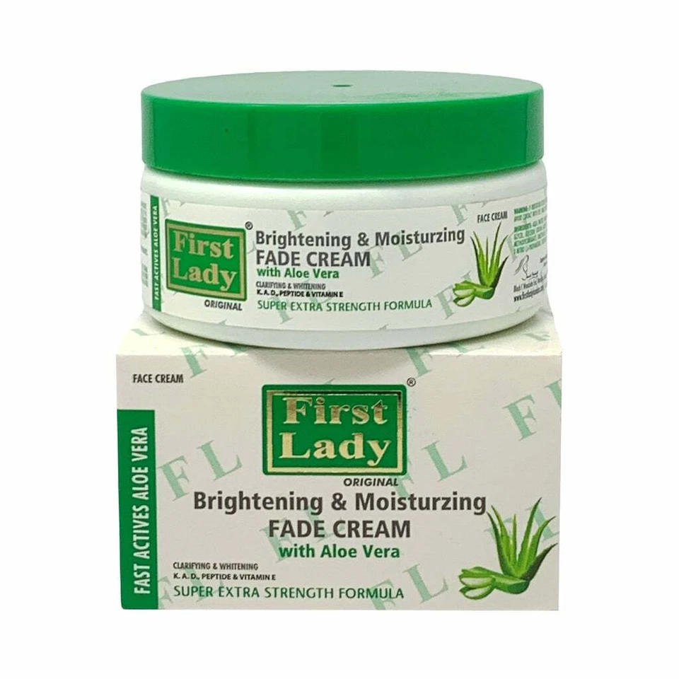 First Lady Aloe Vera Skin Brightening Fade Cream 200ml Kojic Acid & Peptide Out
