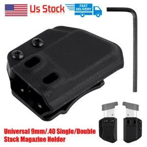 Universal IWB/OWB Magazine Holster / Mag Carrier For Glock 17 19 26/23/27/31-33 - Picture 1 of 13