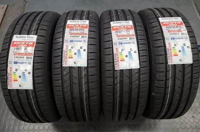 PNEUMATICI AUTO 205/55 R16 91V KUMHO ECSTA HS52 4 GOMME NUOVE DOT 2024 ESTIVE - Imagen 1 de 4