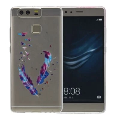 Huawei P9 Lite Custodia Cover per Cellulare Protettiva Henna Astuccio Variopinto - Immagine 1 di 4