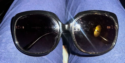 GAFAS DE SOL SALVATORE FERRAGAMO MUJER MODELO: SF739SA Negro Hecho en Italia Foto 1 de 4