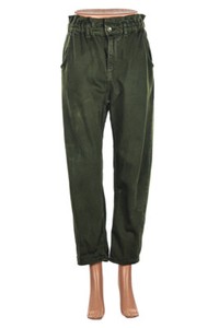 Preços baixos em Calça Zara Algodão Verde Para as Mulheres | eBay