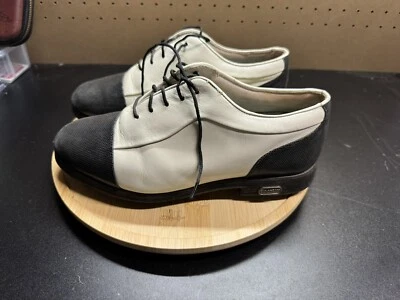 FootJoy FJ eComfort Golf Cleats Shoes White /Black 98322 Womens US Size 7 M - Image 1 of 4