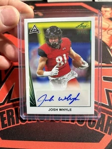 Josh Whyle TE - #10/35 Auto - LEAF RC 2021 - Picture 1 of 2
