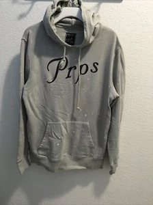 PRPS Graphic Pullover Hoodie Mens Light Gray Sz M - Picture 1 of 6