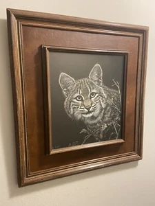 DEBORAH LISZT SIGNED & NUMBERED PHOTO LITHOGRAPHY SCRATCH BOARD ART "TIME OUT" - Picture 1 of 11