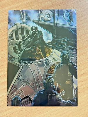 Star Wars Finest - Promo Card SWF2 Darth Vader Tie Fighter - NM Topps 1996 - Image 1 of 2