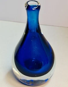 Vtg Teardrop Hand Blown Bud  - Picture 1 of 2