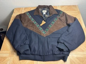 Cripple Creek Aztec Western Conceal Carry Pocket Jacket Mens XXL Wool - Picture 1 of 14