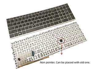 Neue US Tastatur ohne Hintergrundbeleuchtung für HP Elitebook 750 755 850 855 G5 750 G6 850 G6 - Bild 1 von 2