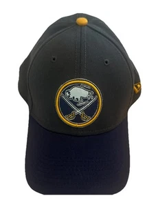 New Era Buffalo Sabres 39Thirty NHL Team M/L FlexFit Cap Blue Navy Hat - Picture 1 of 10
