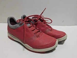 Ecco Golfschuhe Damen 38/7 Biom Hybrid 3 Gortex Sneaker Leder rosa  - Bild 1 von 9