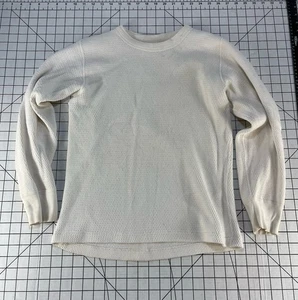 Vintage 60er US Militär Herren XL extrem kaltes Wetter Thermo Waffel Strick T-Shirt USA - Bild 1 von 7