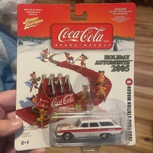 Johnny Lightning Coca-Cola 1960 Ford Station Wagon Holiday Automents 2005 - Picture 1 of 1
