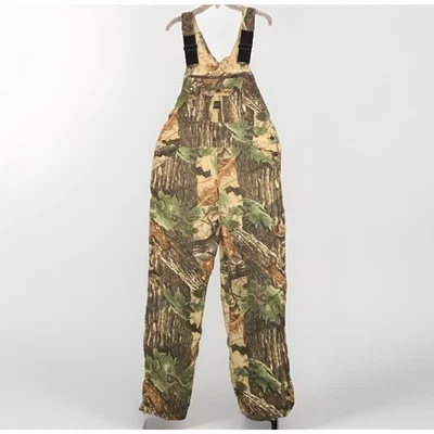 Liberty Buttonfly Overalls W40” Hip 43” Rise 12.5” Inseam 32” Realtree Hardwoods - Image 1 of 4