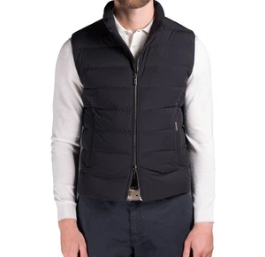 MOORER MEN'S DOWN FILLED QUILTED PUFFER VEST/JACKET MOUGL200004TEPA009_U0402 NWT - Picture 1 of 4