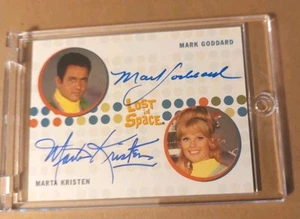 2005 The Complete Lost in Space Mark Goddard & Marta Kristen Dual Autograph Card - Picture 1 of 3