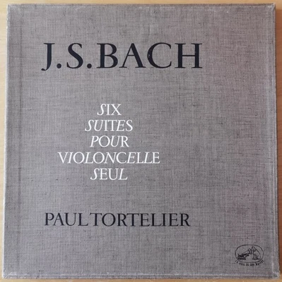 PAUL TORTELIER BACH CELLO SUITES 3LP FALP 896/98 ED1 RARE - Image 1 of 3
