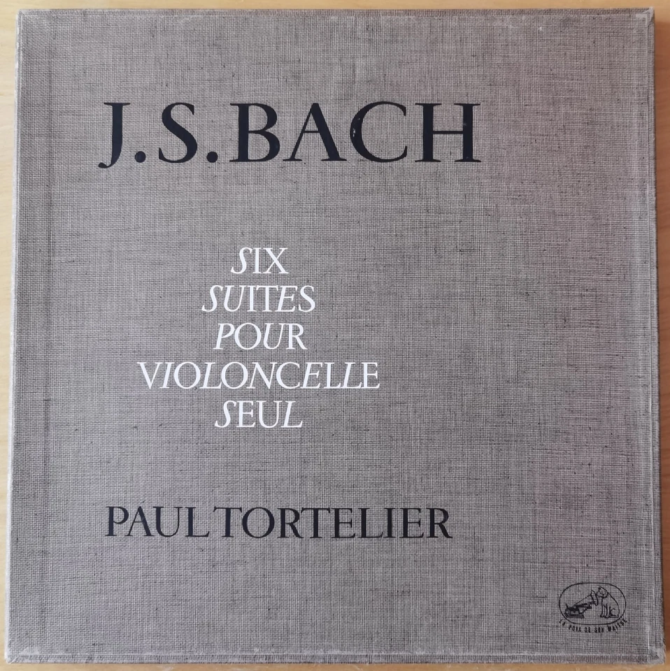 PAUL TORTELIER BACH CELLO SUITES 3LP FALP 896/98 ED1 RARE - Image 1 of 3