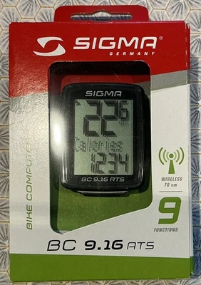 Ciclocomputer wireless Sigma BC 9.16 ATS mai usato - Immagine 1 di 4