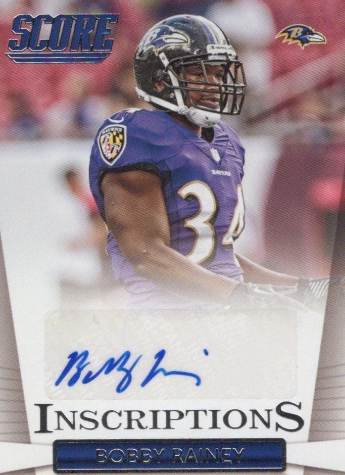 2014 Score Inscriptions #IBR Bobby Rainey Ravens - Image 1 of 1