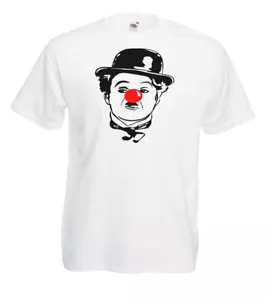 Adults Red Nose Day Charlie Comedy Movie Comic Relief Unisex White T-Shirt - Picture 1 of 8