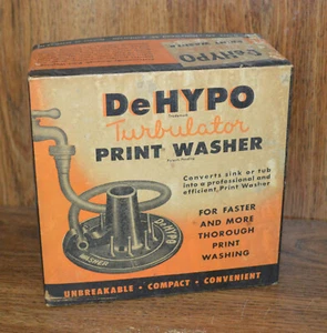 DeHypo Turbulator Print Washer Photography Developing Vintage - Picture 1 of 3