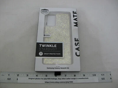 (1) NEW Case-Mate Twinkle Stardust Phone Case for Samsung Galaxy Note20 5G - Image 1 of 4